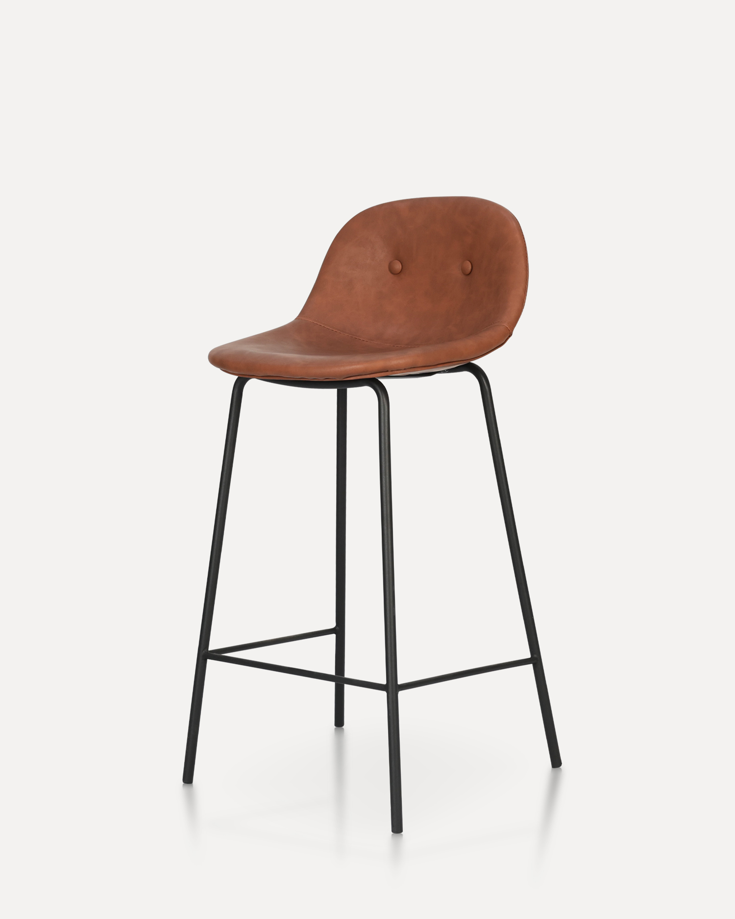Modern orange bänkpall