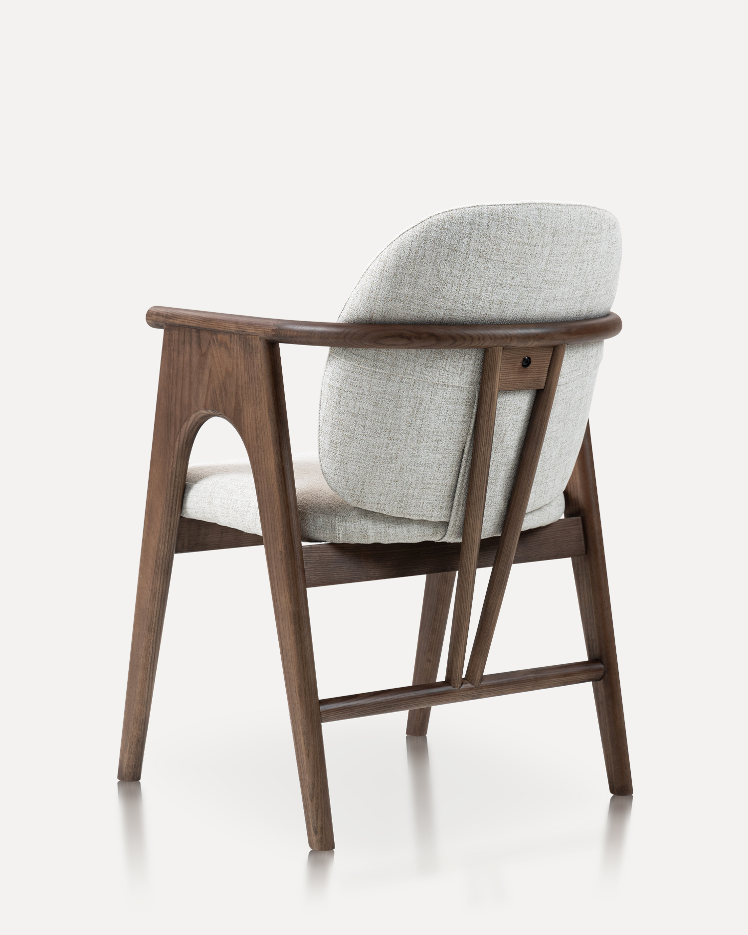 Elegant klädd trästol Elegant klädd trästol