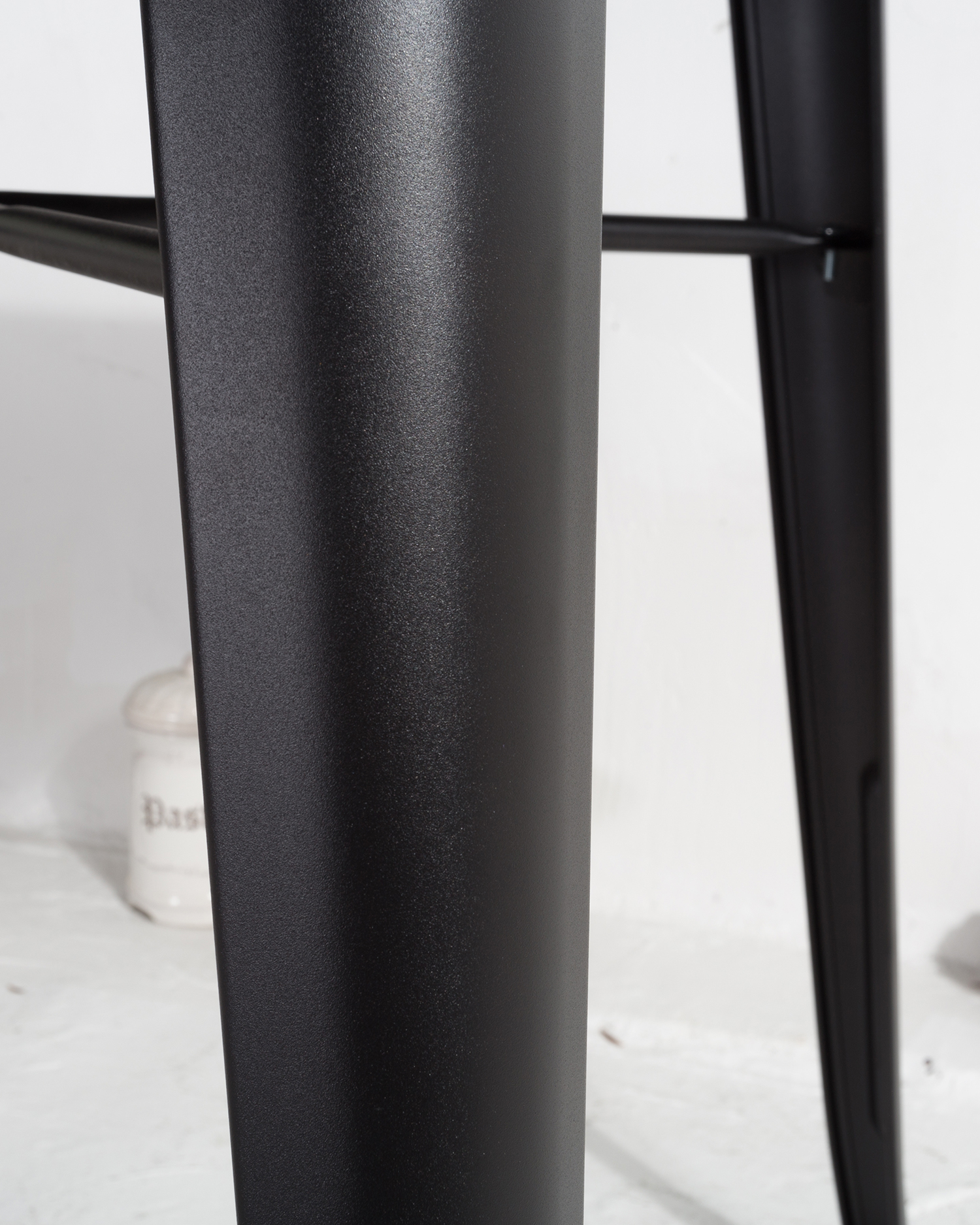 Black metall industriell matbord Black metall industriell matbord