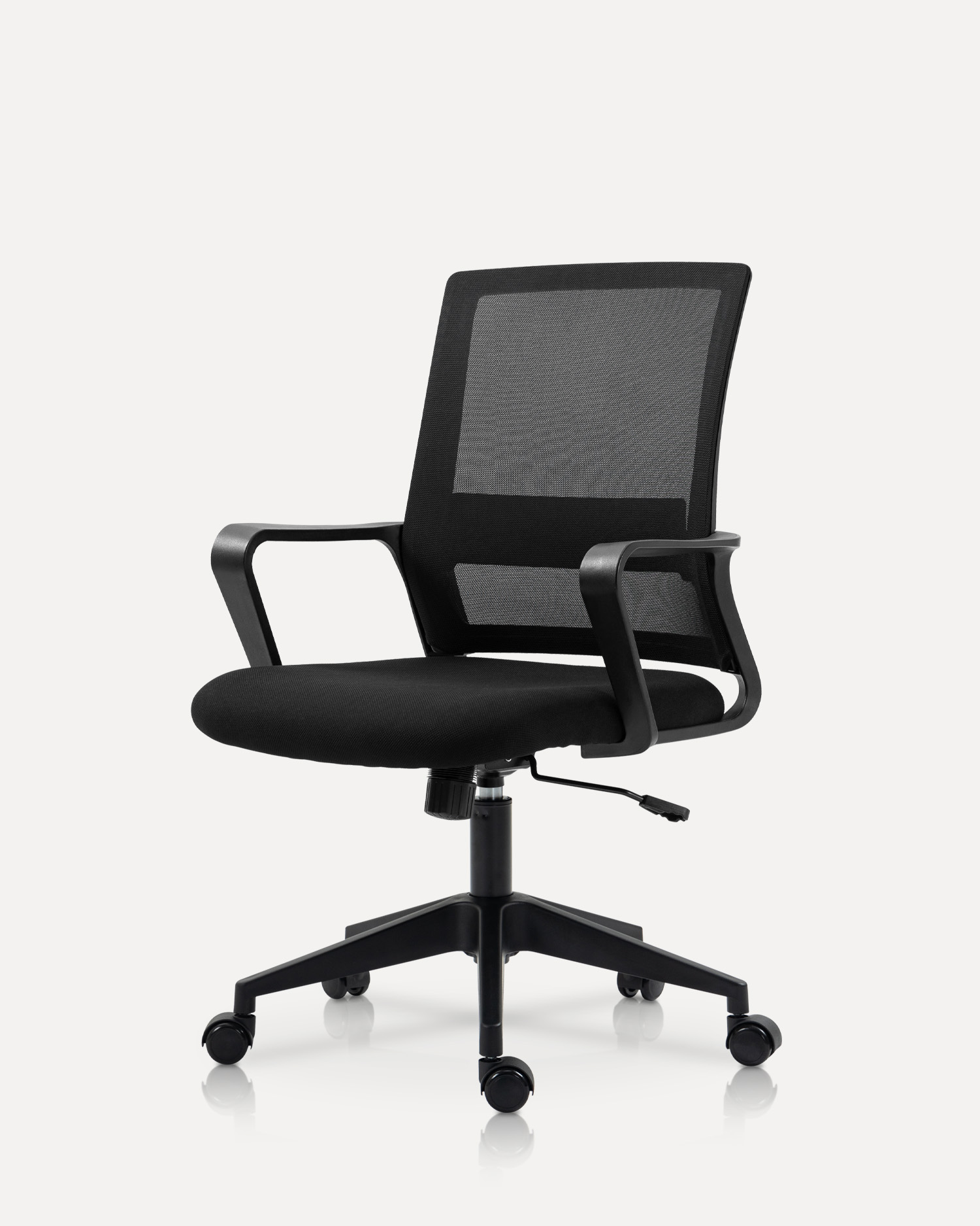 Slät kurva svivelstol